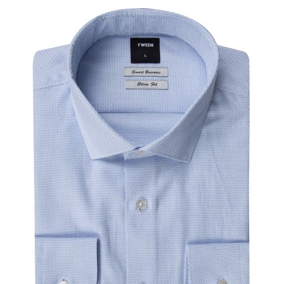 TWEEN Blue Dress Shirt (Slim Fit) - Picture 1 of 4